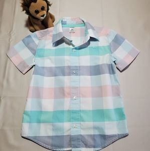 Boys Carter's Plaid Button-up Shirt